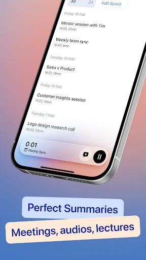 Cue - Smart AI Meeting Notes screenshot 2