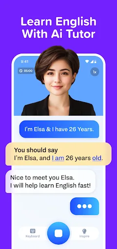 Speak & Learn English: LearnAI screenshot 3