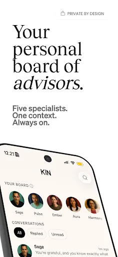 Kin: Personal AI Advisors screenshot 1