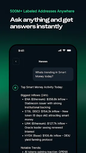 Nansen AI: Track/Trade Crypto screenshot 4