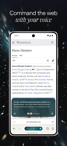Comet: AI Browser & Assistant screenshot 2