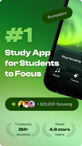 Regain: Study Timer for Focus screenshot 1