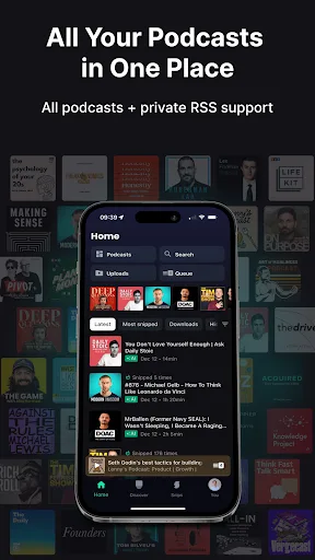 Snipd | AI Podcast Player screenshot 5