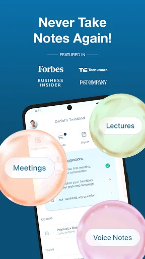 TwinMind - AI Notes & Memory screenshot 1
