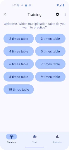 Times Tables screenshot 1