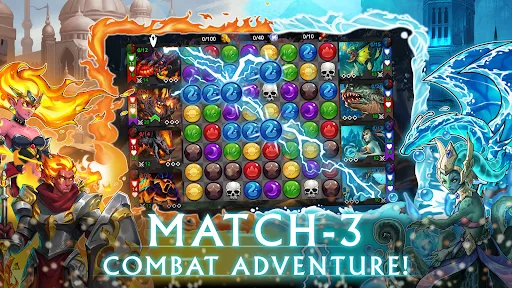 Gems of War - Match 3 RPG screenshot 1