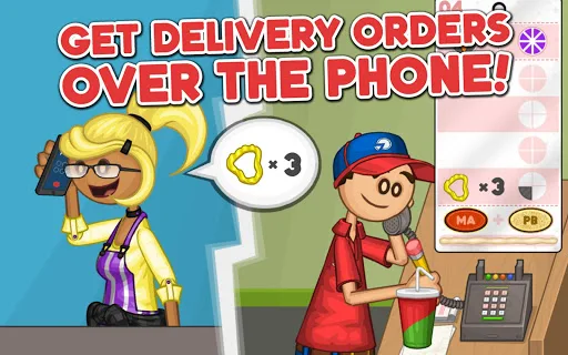Papa's Pizzeria HD screenshot 4