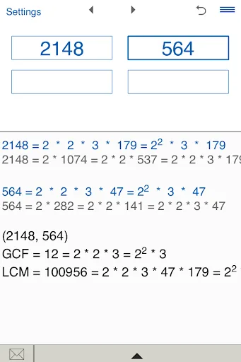 Prime Factor Calculator screenshot 2