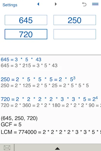 Prime Factor Calculator screenshot 3