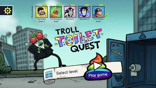Troll Toilet Quest screenshot 1