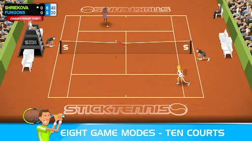 Stick Tennis screenshot 3