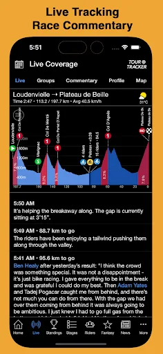 Tour Tracker Pro Cycling screenshot 2
