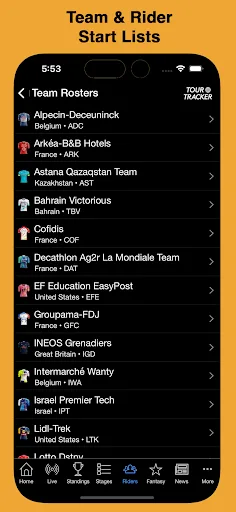 Tour Tracker Pro Cycling screenshot 5