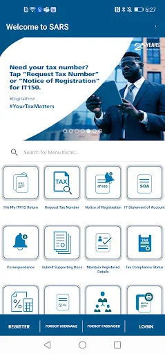 SARS Mobile eFiling screenshot 5