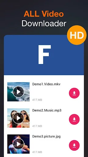 All Video Downloader screenshot 1