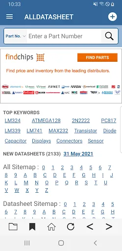 ALLDATASHEET - Datasheet PDF screenshot 1
