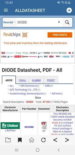 ALLDATASHEET - Datasheet PDF screenshot 4