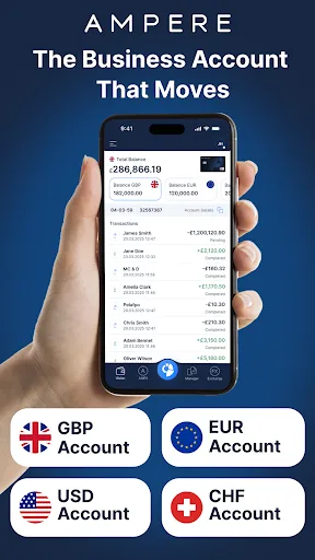 Ampere - Mobile Banking App screenshot 1