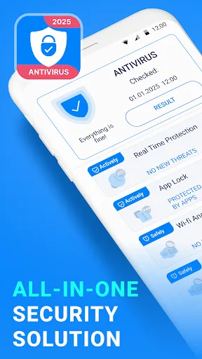 Antivirus Virus cleaner + VPN screenshot 1
