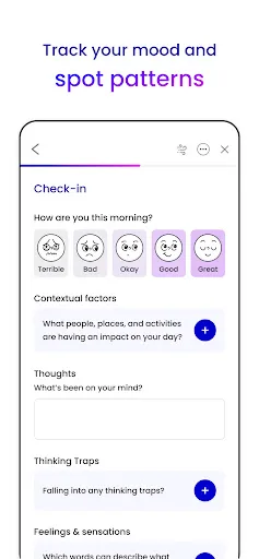 Unstuck: CBT Therapy Journal screenshot 3
