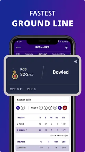 CricZone : Cricket Live Score screenshot 2