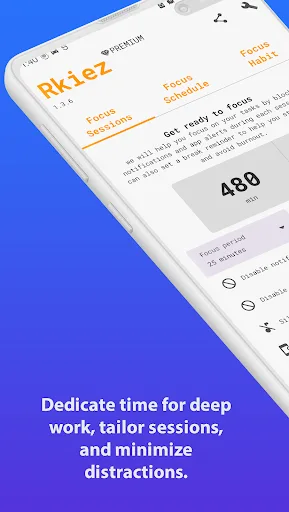 Rkiez: Pomo & Schedule & Habit screenshot 1
