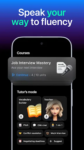Fluently - AI English Tutor screenshot 2