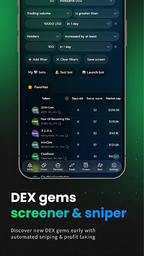 goodcryptoX trading terminal screenshot 5