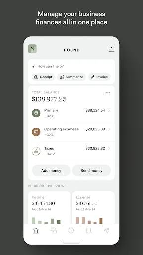 Found: Business Banking screenshot 1