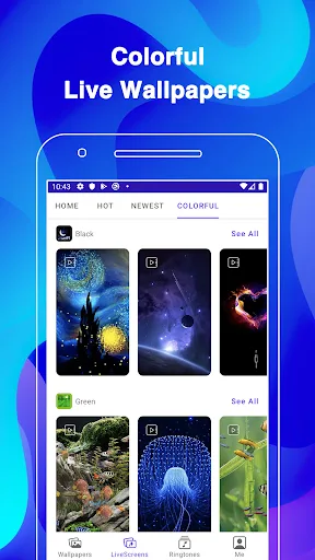 Live Wallpapers HD & Ringtones screenshot 2