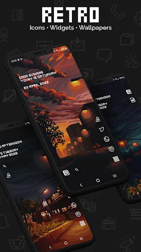 Retro Mode - Icon Pack (Light) screenshot 1
