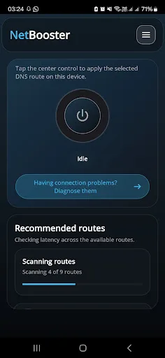 Net Booster - Optimize Ping screenshot 1