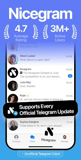 Nicegram: AI x Dual Telegram screenshot 1