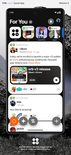 Orb: Social Network on Lens screenshot 2