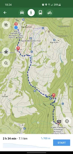 Organic Maps・Offline Map & GPS screenshot 1