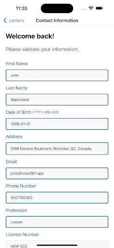 Ticket911 screenshot 3