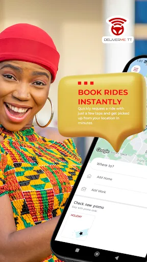 DeliverMe TT Taxi - Rideshare screenshot 1