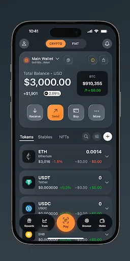 QR – Crypto wallet screenshot 1