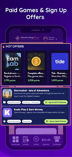 RewardingWays Paid Surveys screenshot 3