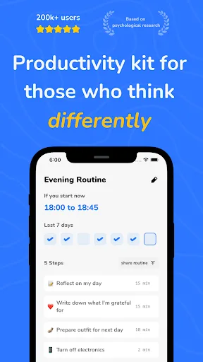 RoutineFlow: Routine for ADHD screenshot 1