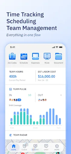 ShiftFlow - Track Team Hours screenshot 1