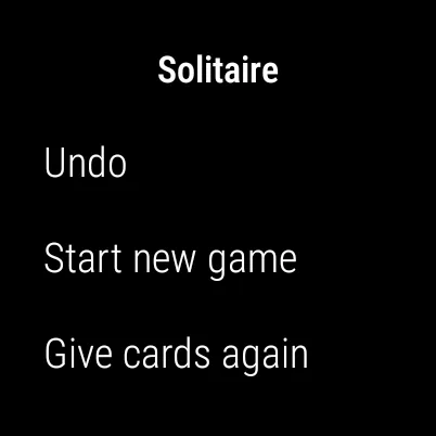 Solitaire Wearable screenshot 4