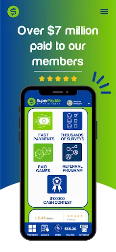 SuperPayMe: Paid Cash Surveys screenshot 1