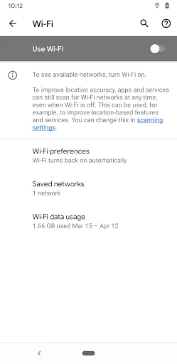 Settings screenshot 3