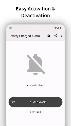 Full Battery Charge Alarm screenshot 1