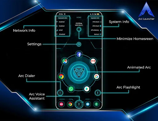 ARC Launcher® Pro Themes DIY screenshot 1