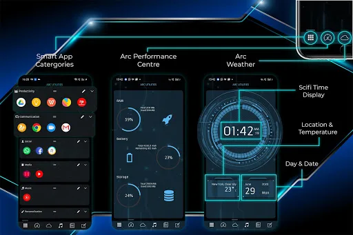ARC Launcher® Pro Themes DIY screenshot 3