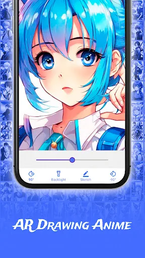 AR Drawing Anime: How to Draw screenshot 1