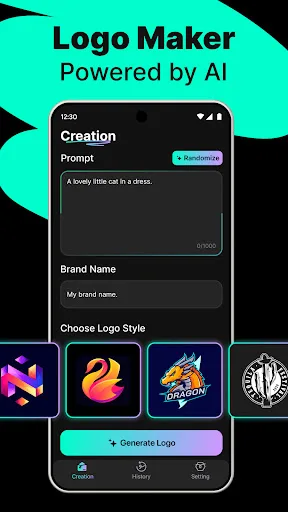 Logo Maker - AI Art Design screenshot 1