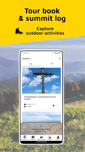 Summit register & hiking tours screenshot 2